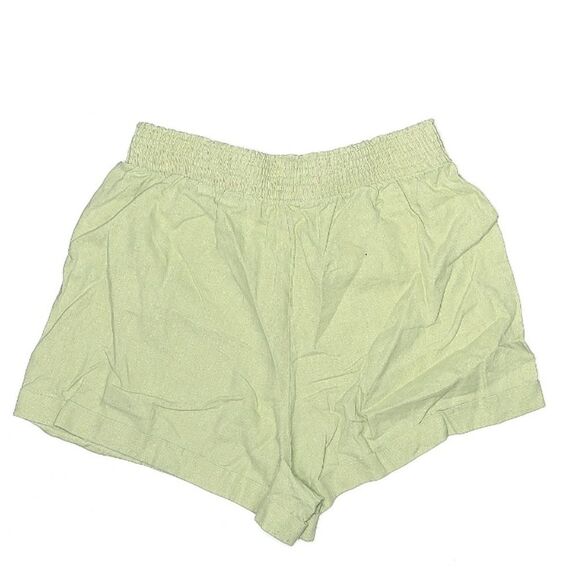 Reformation 100% Linen High rise Nashville shorts Light Green Size XL - Picture 4 of 7